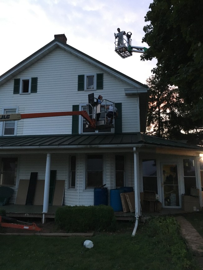 Shutters - using lift